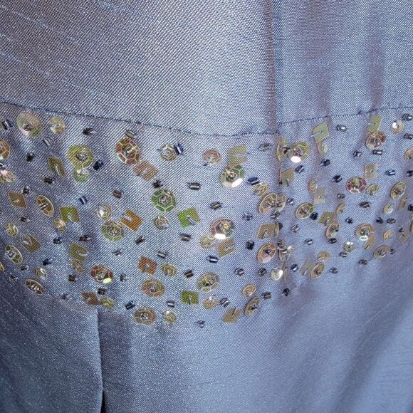 David's Bridal Nwt three-quarter sleeve shantung short jacket dress motb 18 - Picture 6 of 15